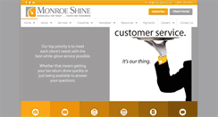 Desktop Screenshot of monroeshine.com